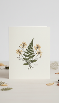Pressed Petal Greeting Card Set