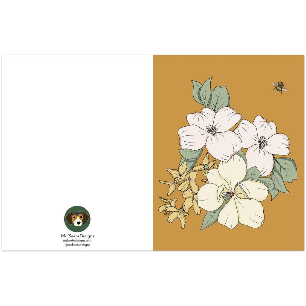 Dogwood Greeting Cards, Set of 10