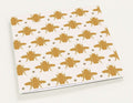 Golden bee greeting card set of 10 vintage charm square size
