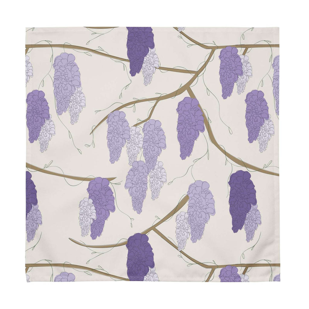 Cloth napkin set in Wisteria Trail Ivory – broadcloth dining linen